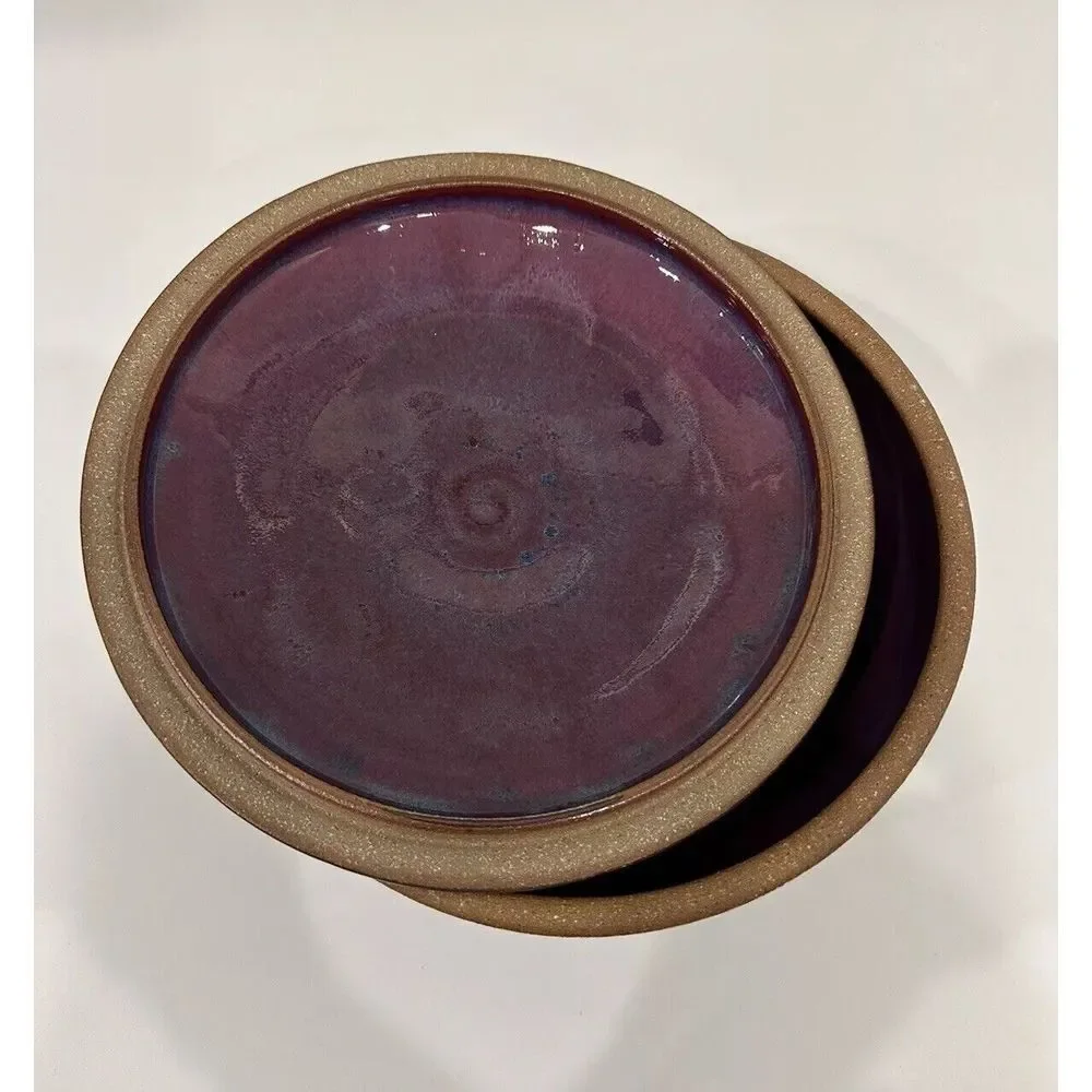 David Norton Handmade Pottery VEGETABLE /  SEAFOOD STEAMER‎ Signed